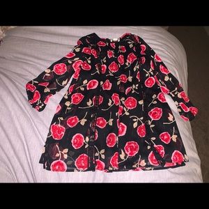 Girls Kate Spade Dress Roses